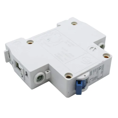 Vista 3 de Xiaoyztan Interruptor de disyuntor de un solo polo de 6 amperios, disyuntor de uso doméstico montado en riel DIN para protección de seguridad