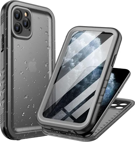 Vista 70 de Cozycase TOP - Funda impermeable militar IP68 para iPhone XR, resistente 360 a prueba de golpes, cuerpo completo, con protector de cámara