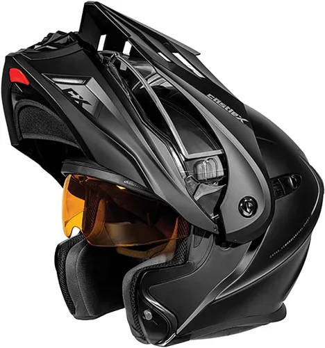 Vista 12 de Castle X CX950 V2 Fierce - Casco modular eléctrico para moto de nieve