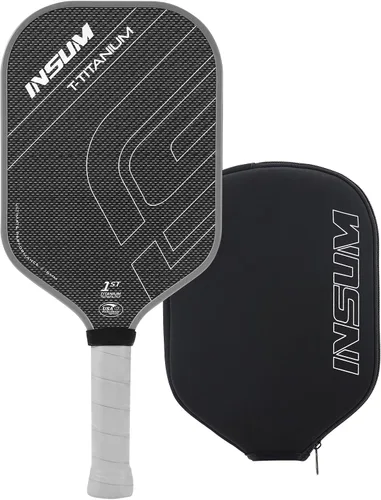 Vista 7 de INSUM Pickleball Paddles, Carbon Fiber Pickleball Paddle with Power Polymer Core, USAPA Approved, Pro Pickleball Rackets for Ultimate Spin &
