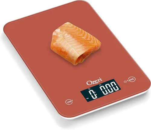 Vista 5 de Ozeri Touch - Báscula digital profesional de cocina (edición de 12 libras) en vidrio templado