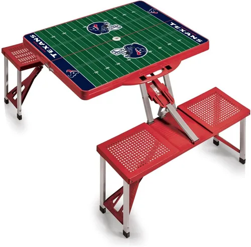 Vista 8 de Picnic TIME NFL Football Field Folding Picnic Table, Camping Table, Outdoor Table with Umbrella Hole