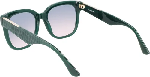 Vista 4 de Lacoste Lentes de sol rectangulares L970S para mujer color verde opalino talla única Verde opalina