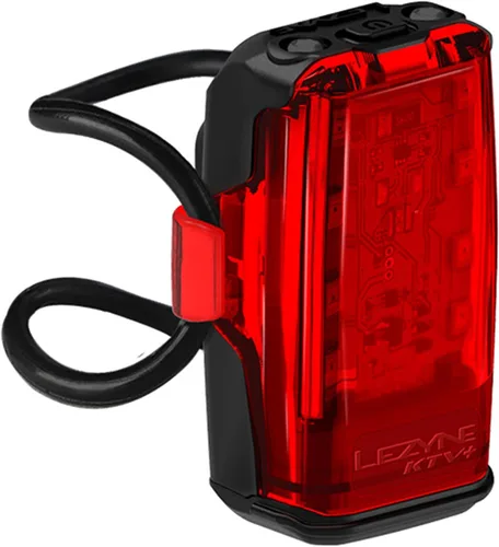 Vista 8 de LEZYNE KTV Drive - Luz trasera LED recargable IPX7 impermeable de visibilidad de 270 grados con múltiples modos, correa de montaje incluida