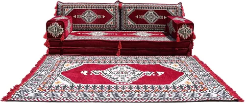 Vista 33 de arabicsofa Sofá de piso árabe Jalsa - Sofá tradicional hecho a mano para sala de estar