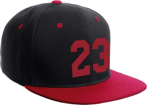 Vista 44 de Número de equipo modificado para requisitos particulares del jugador del color del sombrero del Snapback de la visera plana clásica de la visera