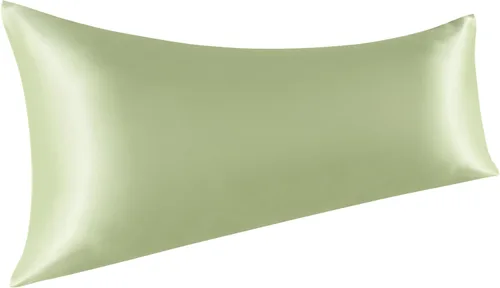 Vista 11 de NTBAY Paquete de 2 fundas de almohada estándar de satén para cabello y piel, lujosas y sedosas fundas de almohada con cierre de sobre, 20 x 26