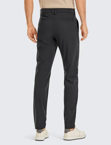 Vista 2 de CRZ YOGA - Pantalones de golf cómodos para hombre, para usar todo el día, 303234 pulgadas, secado rápido, ligeros, con bolsillos, casuales