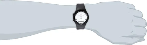 Vista 3 de Casio AW90H-7E - Reloj deportivo multifunción para hombre con esfera blanca