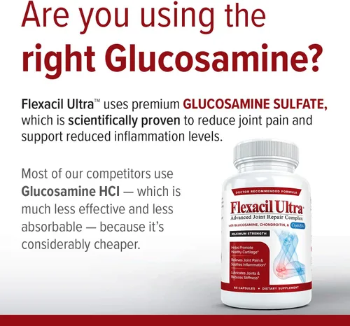 Vista 5 de Joint Support Glucosamina Sulfato Condroitina MSM, 60 Caps
