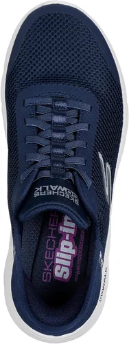 Vista 3 de Skechers Go Walk Flex Grand Entry para mujer Azul marino/Blanco