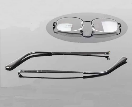 Vista 9 de Lentes de repuesto para patillas, marco, brazos, piernas, accesorios para gafas, pies con marco y vidrio, gris oscuro