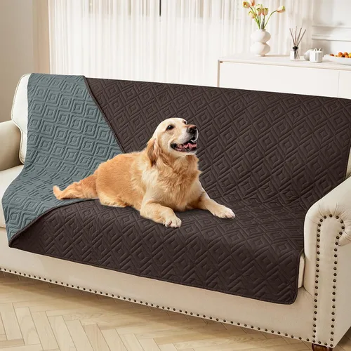 Vista 77 de hyha Manta impermeable para perros, funda suave para cama de perro, mantas para mascotas, funda impermeable para sofá y sillón para perros lavable
