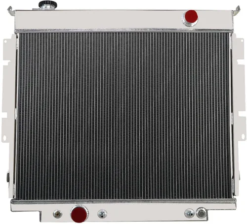 Vista 2 de Radiador de aluminio de 4 filas compatible con Ford F59 F250 F350 6.9L 7.3L V8 Diesel 1983-1996