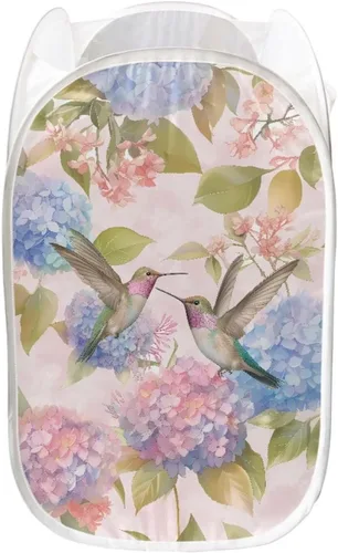 Vista 11 de AFPANQZ Cesta plegable de malla para ropa sucia, plegable, portátil, para guardar lugar para el hogar, fácil de plegar para viajes, 13.5 x 13.5 x 21