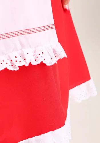Vista 6 de Disfraz de caperucita roja para adulto Multicolor