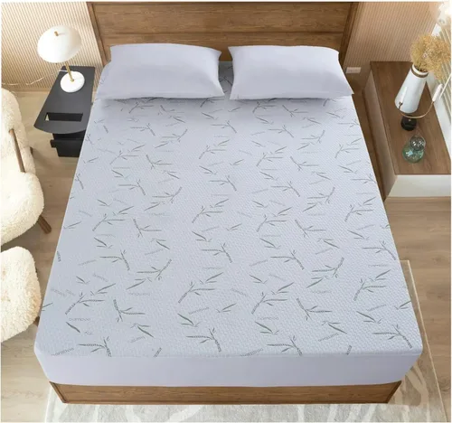 Vista 3 de Protector de colchón individual XL Protector de colchón impermeable para cama de tamaño individual XL Funda de colchón individual XL Funda