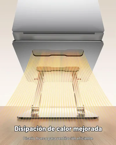 Vista 7 de RIWUCT Soporte para computadora portátil para escritorio de altura