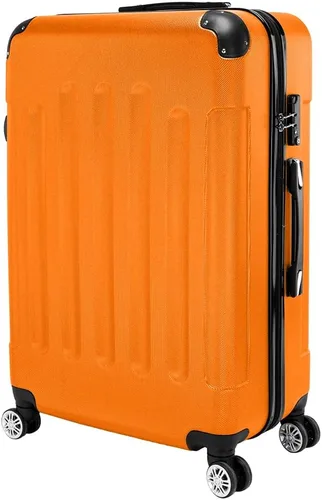 Vista 12 de Juego de equipaje de 3 piezas – Maletas con ruedas giratorias multidireccionales – Bolsa de viaje Maleta ABS con bloqueo TSA – Maletas de carcasa
