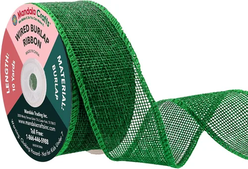 Vista 21 de Mandala Crafts Cinta de arpillera negra de 1.5 pulgadas de ancho para manualidades, rollo de 20 yardas de cinta rústica de arpillera para coronas