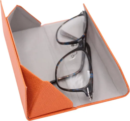 Vista 93 de Real Sic Funda para lentes de sol para hombres y mujeres, soporte magnético plegable para lentes de sol, inspirado en el color sólido