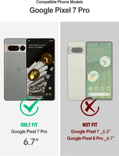 Vista 2 de Poetic Guardian MagPro - Funda compatible con Pixel 7 Pro, [compatible con MagSafe], protector de pantalla integrado que funciona con identificación
