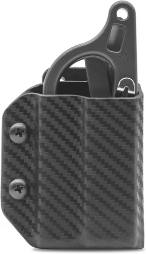 Vista 7 de Clip & Carry Kydex - Funda multiherramienta para tijeras de trauma de respuesta Raptor de cuero - Fabricado en Estados Unidos