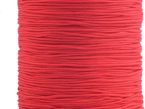 Vista 27 de KONMAY 1 rollo de cuerda de nailon de 150 yardas, trenzado de 0.016 in de nailon Shamballa Macramé/cordón de cuentas, cordón de nudo chino, cuerda