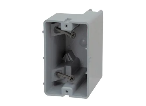Vista 15 de Southwire MSBMMT1G Caja de dispositivo de montaje múltiple de 1 banda con profundidad ajustable; resistente 42 libras