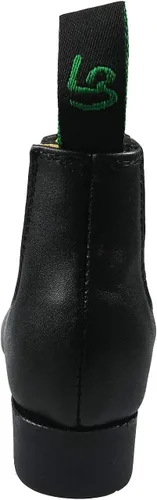 Vista 4 de La Barca Botin Charro 500 Tradicional Botines Cuero Color Negro