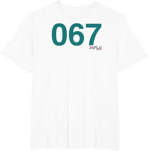 Vista 4 de Squid Game Player 067 - Camiseta para disfraz