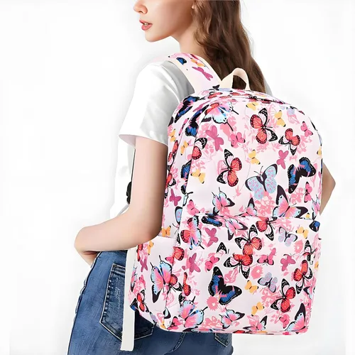 Vista 3 de Joyfulife Mochilas para niñas, mochilas para niños, mochilas para adolescentes, mochila para estudiantes escolares con lonchera, bolsas para lápices