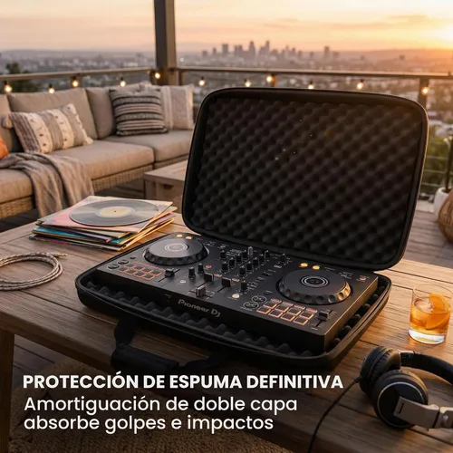 Vista 6 de Gearlux Carcasa rígida para controlador de DJ para Pioneer DDJ-FLX4