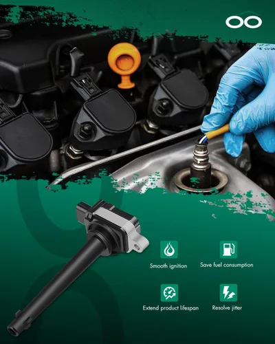 Vista 6 de SCITOO Bobina de encendido UF591 para Nissan Sentra 2.0L 2007 2008 2009 2010 2011 2012 C1564 UF591