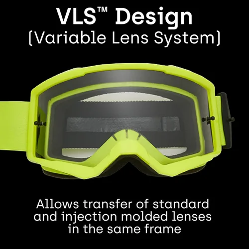 Vista 5 de Fox Racing Gafas de motocross principales para jóvenes, LEED Rosa - Lente de espejo Spark