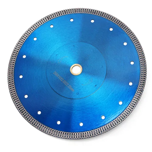 Vista 7 de Cuchilla de corte de azulejos de 10 "Hoja de diamante fina estupenda para corte de azulejos de cerámica de mármol de granito