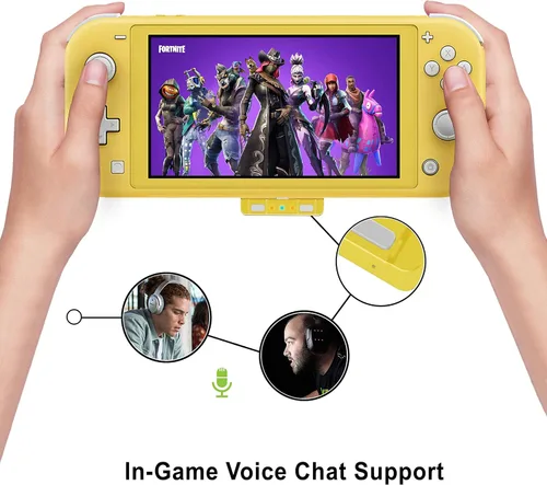 Vista 4 de HomeSpot Adaptador de transmisor de audio Bluetooth 5.0 con conector USB C integrado micrófono digital aptX de baja latencia para Nintendo Switch