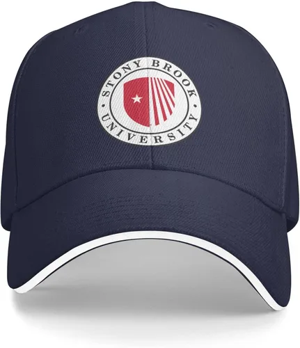Vista 2 de Stony Brook University Logo Sandwich Gorra Unisex Clásico Gorra de béisbol unisex ajustable Casquette Dad Hat