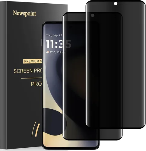 Vista 9 de Protector de pantalla de privacidad para Galaxy S20 Ultra, compatible con fundas, huellas dactilares disponibles, película suave para Samsung Galaxy