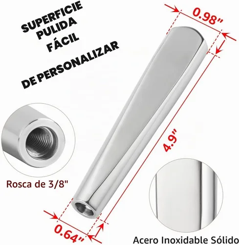 Vista 2 de 2 manijas para grifo de cerveza de acero inoxidable 304