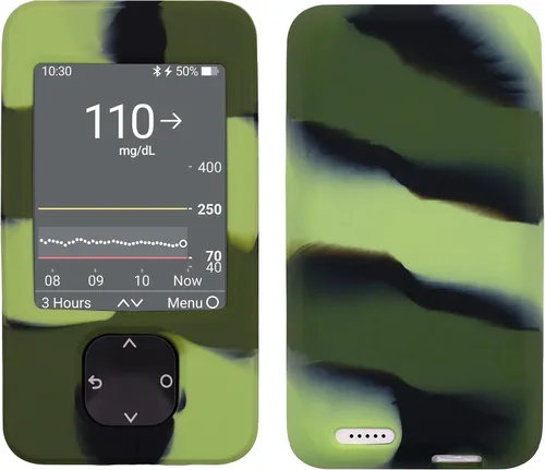 Vista 8 de Funda suave de silicona para receptor Dexcom G6 y Dexcom G7 (verde)