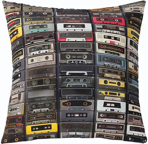 Vista 6 de Erosebridal Funda de almohada de hojas de palmera de 16 x 16 pulgadas, funda de almohada con plantas botánicas tropicales para niños, adolescentes
