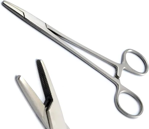 Vista 19 de MEDSPO Pinzas Profesionales Portaagujas Quirúrgico Dental Médico Ortopédico con Bloqueo Sutura Veterinaria Restaurativa Instrumentos