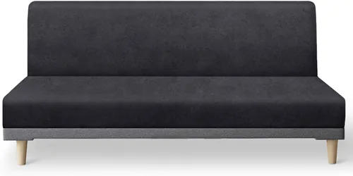 Vista 17 de molasofa - Funda elástica para futón de aspecto de cuero, cubierta para sofá sin brazos, protector de muebles con parte inferior elástica, funda