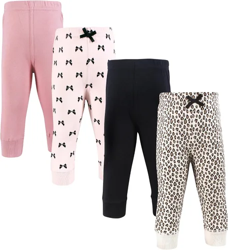 Vista 18 de Hudson Baby - Pantalones y leggings unisex de algodón para bebé 2-Rosa Negro