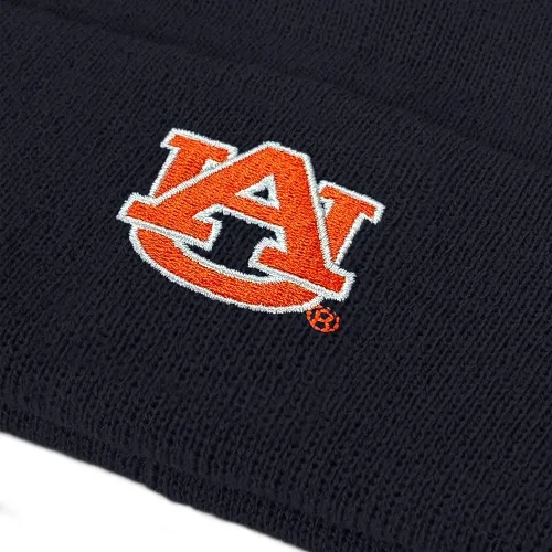 Vista 4 de Campus Lab Oficial Gorro de punto universitario - Unisex para hombres y mujeres Universidad de Auburn/Logotipo del equipo/B