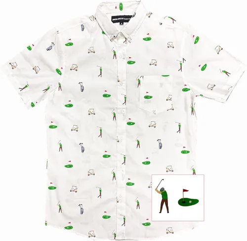 Vista 26 de Molokai Surf - Camisas hawaianas de manga corta con botones y corte ajustado