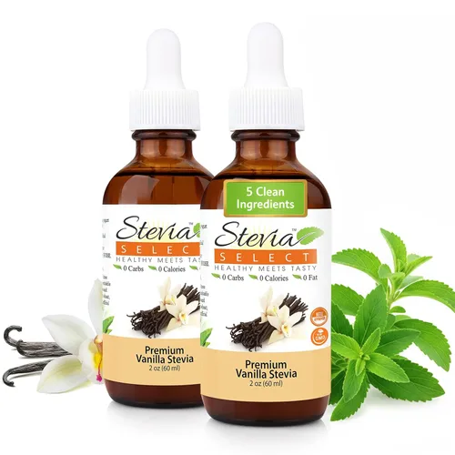 Vista 15 de Stevia Select Sabor a Cereza Negra Líquido de Stevia – Edulcorante Cero Calorías para Café, Té, Bebidas y Horneado, 100% Natural, Sin Eritritol