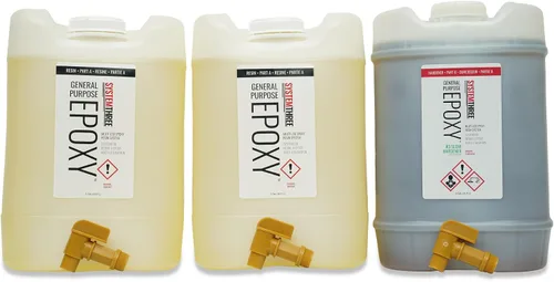 Vista 8 de Conjunto de botellas de epóxico System Three, de uso general, 1
