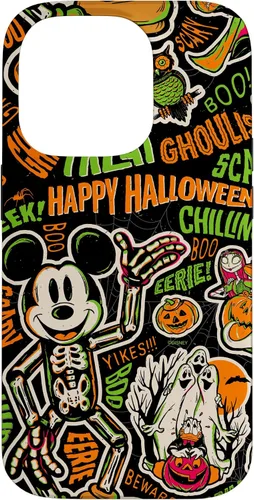 Vista 17 de Funda para iPhone 13 Pro Max Disney 100 Mickey Nightmare Before Christmas Halloween D100